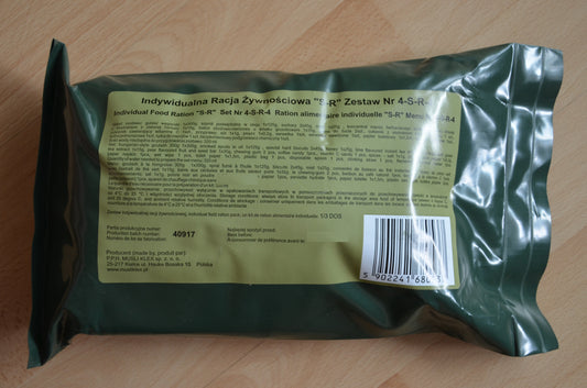 Genuine Polish Army S-RG (Individual Food Ration) – Long Shelf Life – Ready-to-Eat Meals